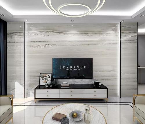 灰色地板,爵士白鱼肚白墙砖如何搭配石材瓷砖背景墙才好看呢?