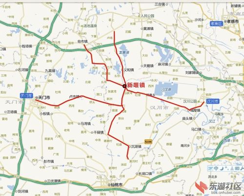 汉川新堰与应城义和镇公路连接的问题