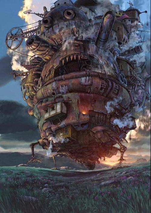 动画学习资料哈尔的移动城堡珍藏幕后设定资料大合集