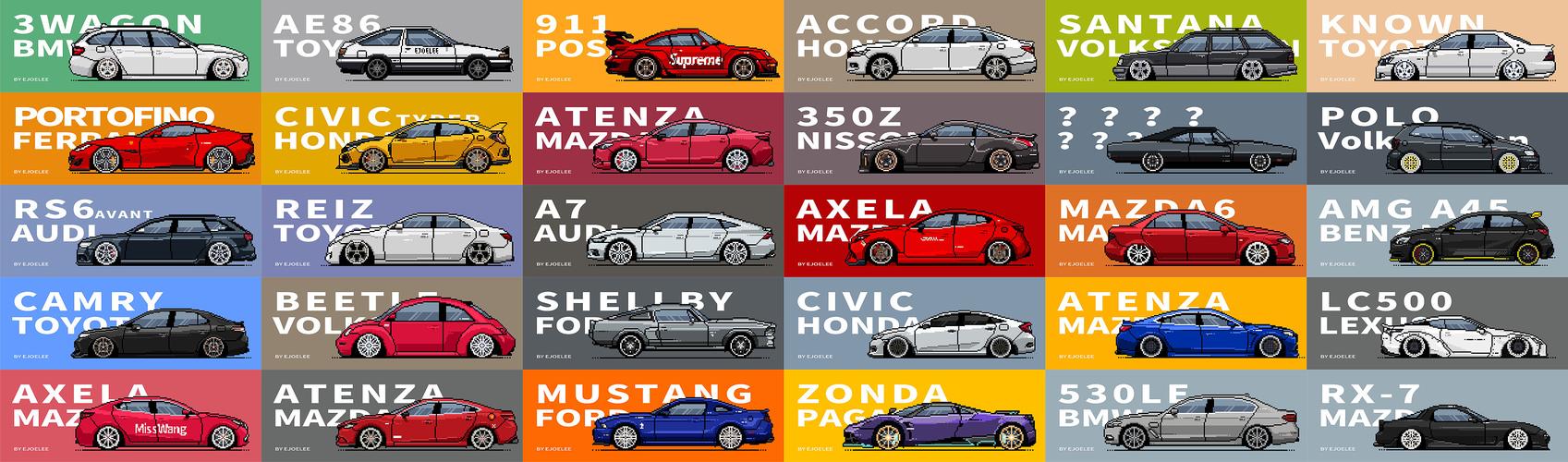 30台像素改装车/素车