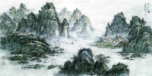 陈清泉的山水画欣赏(6)