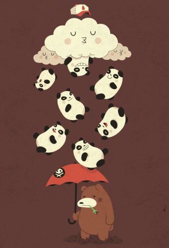 可爱 深色 壁纸 简约