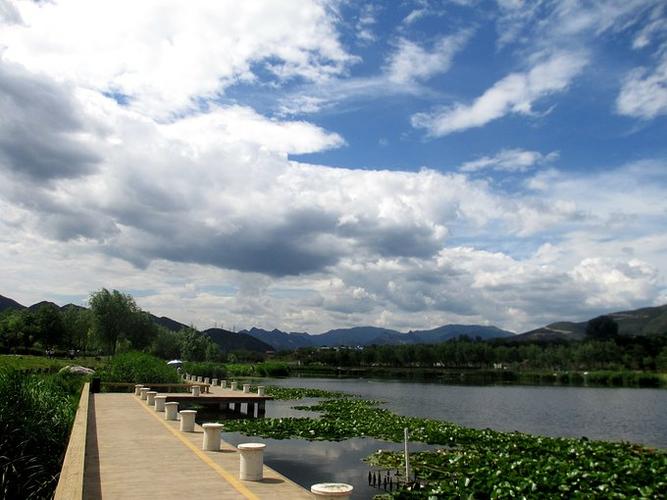 北京门城湖公园图片