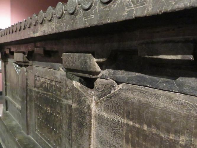 图说西安行碑林博物馆之李静训石椁