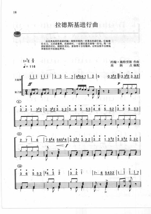 拉德斯基进行曲(架子鼓谱)_架子鼓谱_乐队网-分享乐队