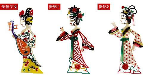 陕西皮影摆件人物皮影戏装饰画皮影画工艺品 中国特色