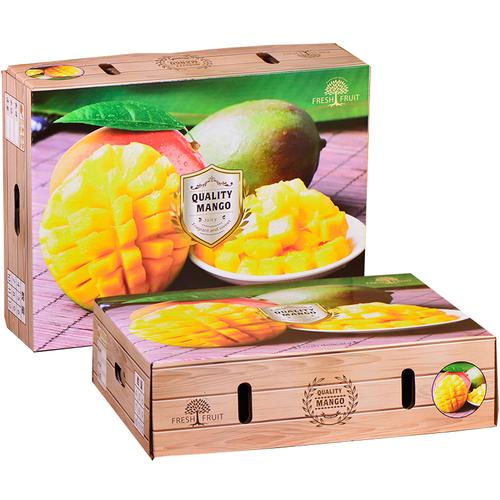 水果礼盒芒果包装盒天地盖凯特水仙芒送礼大精致高档包装箱礼品盒