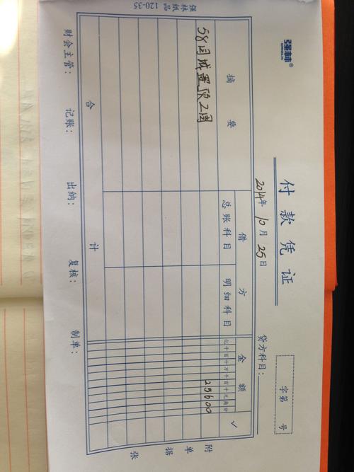 付款凭证怎么写