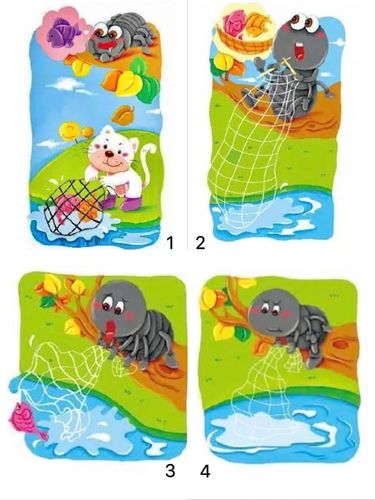 看图讲故事   图片的顺序不一样,讲述的故事也是不一样的哦,快来听