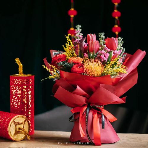 长沙鲜花北美冬青进口花年宵花新年春节送领导长辈女友送货上门