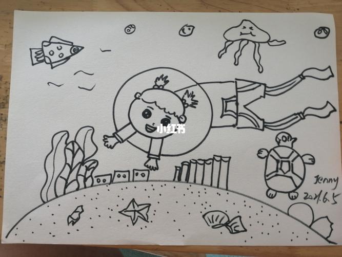 day7幼儿园主题画海底世界_幼儿园_夏天去哪玩_绘画_文化_绘画