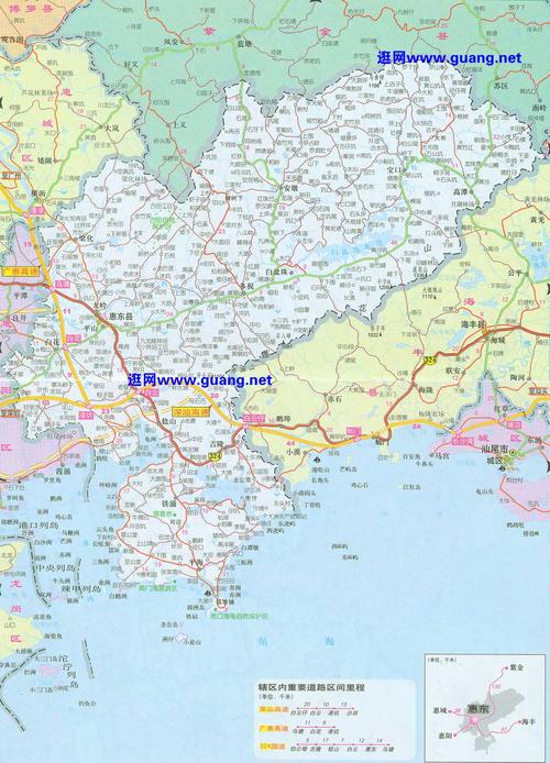 惠州惠东地图全图,惠州惠东地图高清版下载 - 8264.