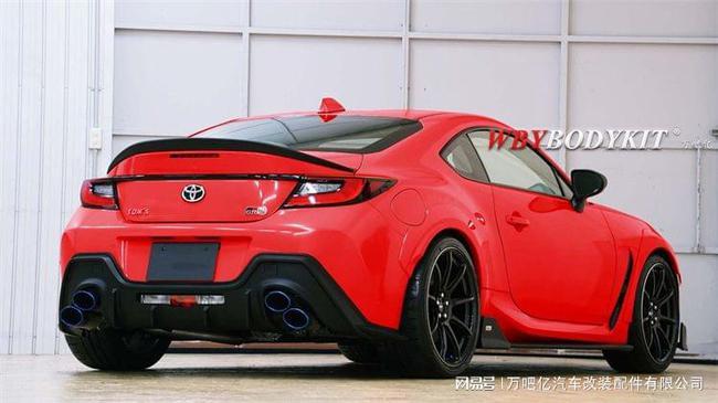 21款丰田86改装toms宽体小包围前唇前杠扩展