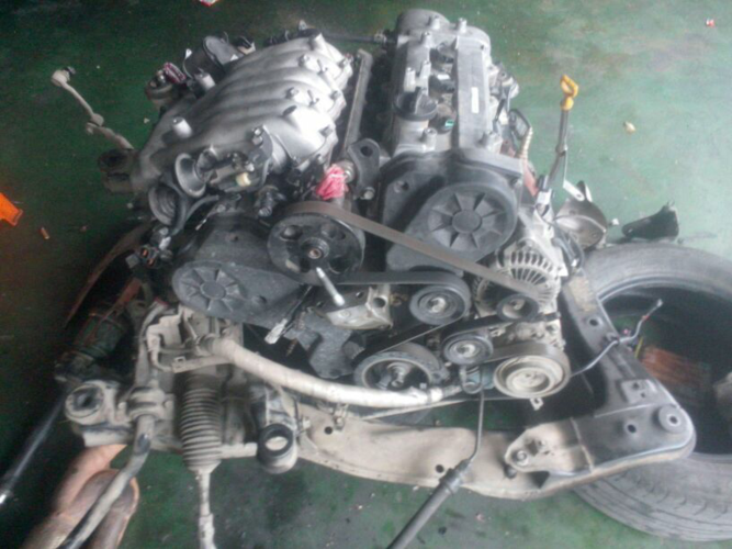 7排量发动机发电机皮带怎么上