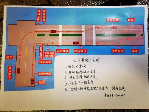 其它 仁化董塘科三考试攻略 写美篇 各路线图图示:(重点记) 最后祝
