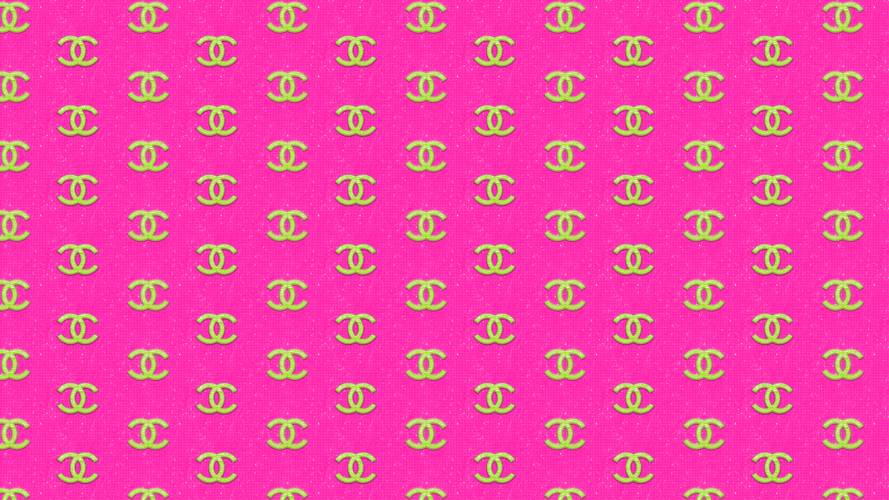 粉红色香奈儿标志图案壁纸2560x1440分辨率查看