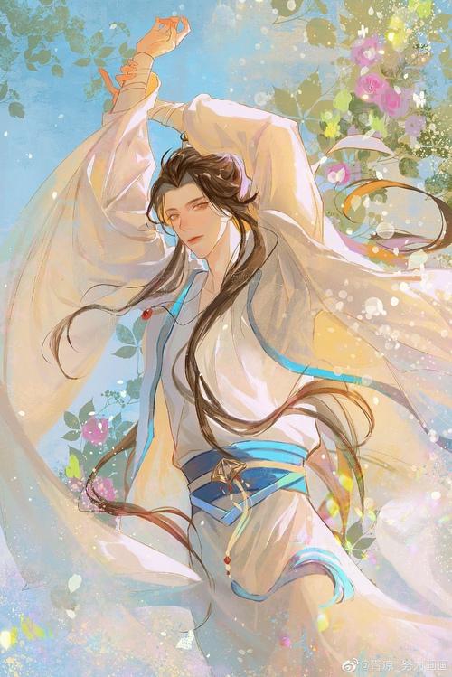 " 画师:胥凉_努力画画 二哈和他的白猫师尊楚晚宁晚宁0809生贺24h