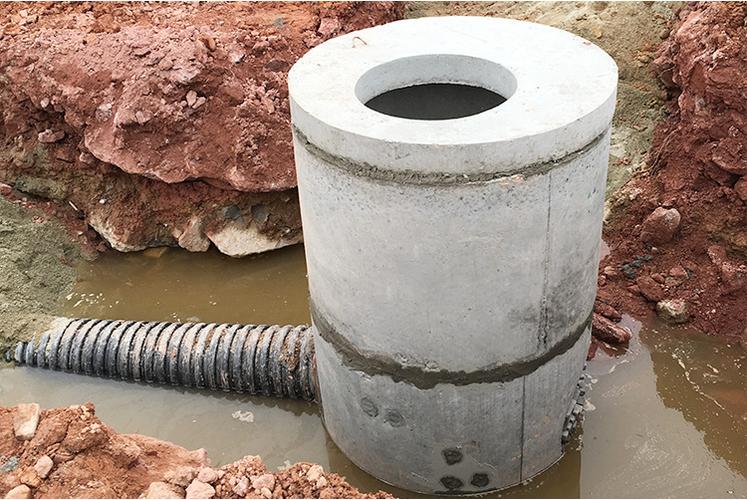 供应三米一体成型检查井 预制检查井圆形 建材工程混凝土制品