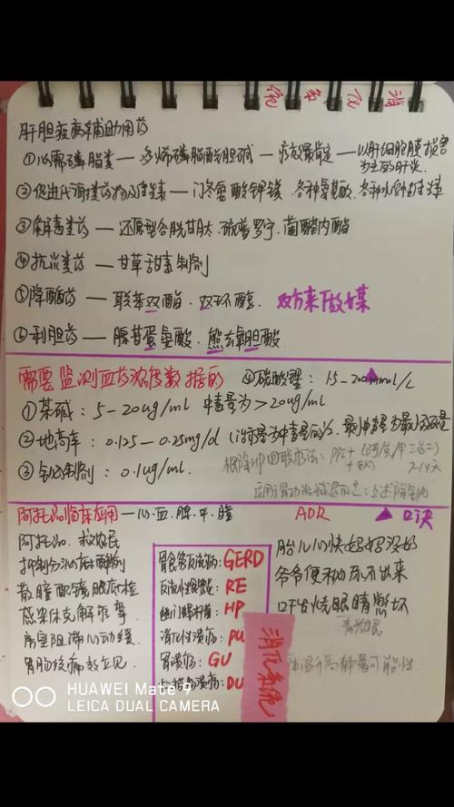 临床药学手写笔记