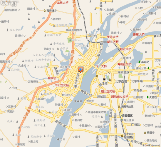 最新南昌市交通地图