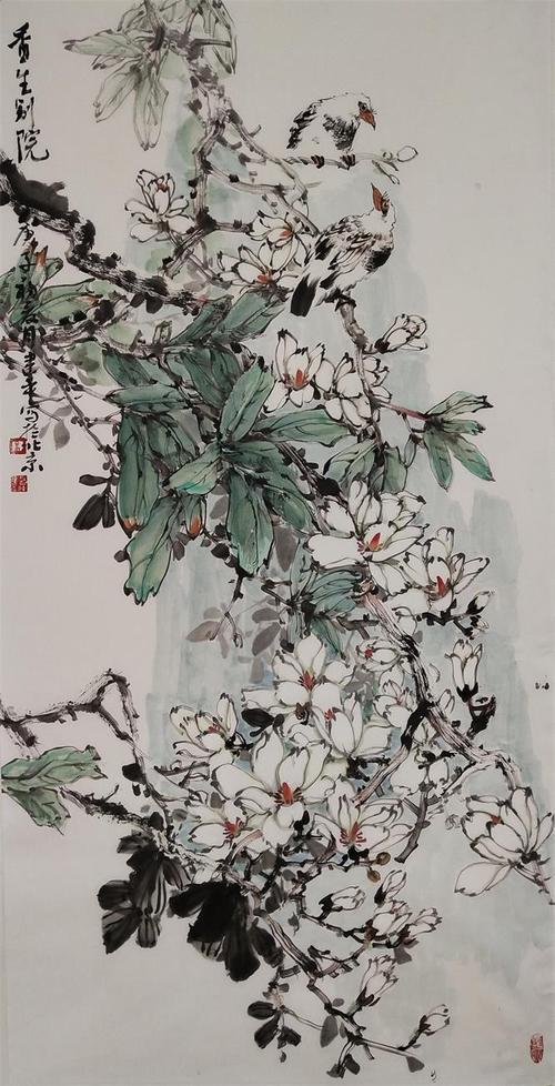 湖北籍画家朱建平的作品赏识