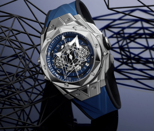 宇舶hublot 再度携手刺青师sang bleu推出big bang sang bleu ii墨蓝