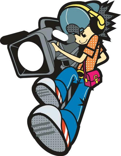 记者节主题简笔画