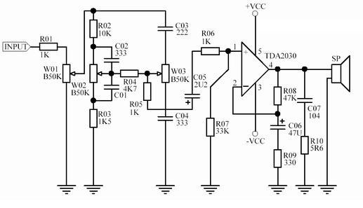 求一电脑用简单小音响电路图