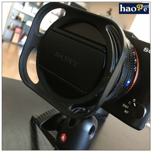号歌 索尼sony rx1r rx1r2 rx1rii/rx1r相机遮光罩 黑卡e卡口镜头