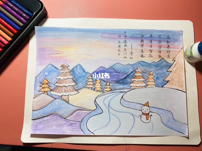 雪景诗配画7615_雪景_文化_绘画