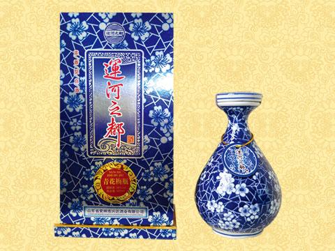 运河之都青花梅瓶