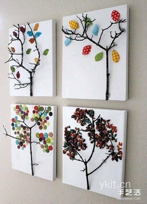 小制作 小手工 不会画画,又想要给家里添置几幅装饰画,难道真的只能买