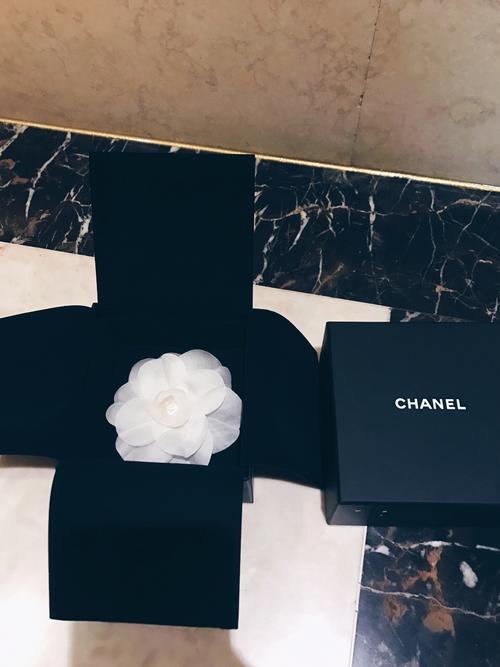 香奈儿白色山茶花胸针,美cry～_山茶花_胸针_美cry