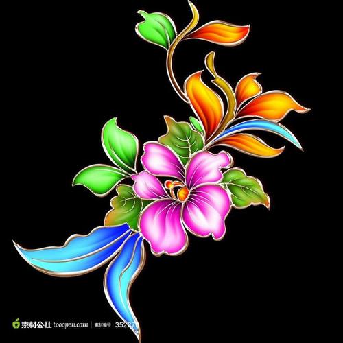 高清金属花朵图片素材下载,现在加入素材公社即可参与传素材送现金
