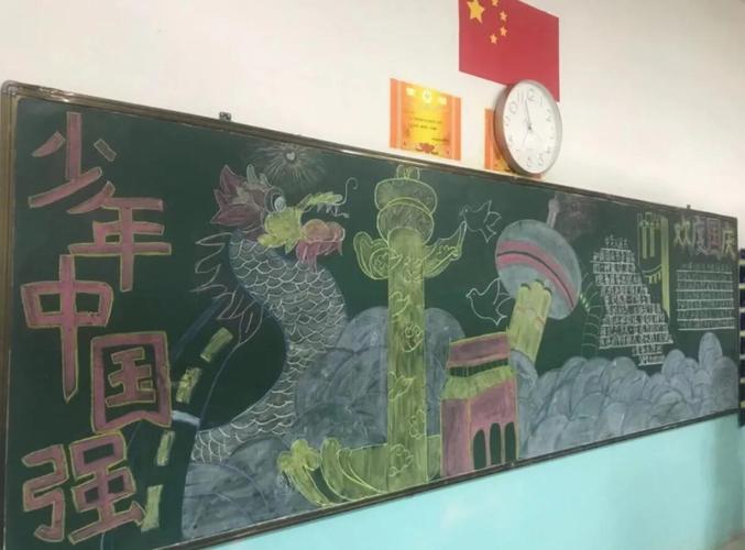 南昌市青山湖区职业技术学校迎国庆黑板报评比