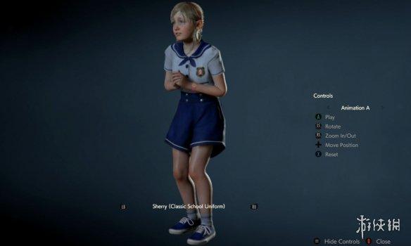 生化危机2重制版雪莉经典混合校服mod