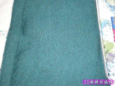 毛裤后翘的织法详细说明|棒针编织详细教程区 - 15路驿站