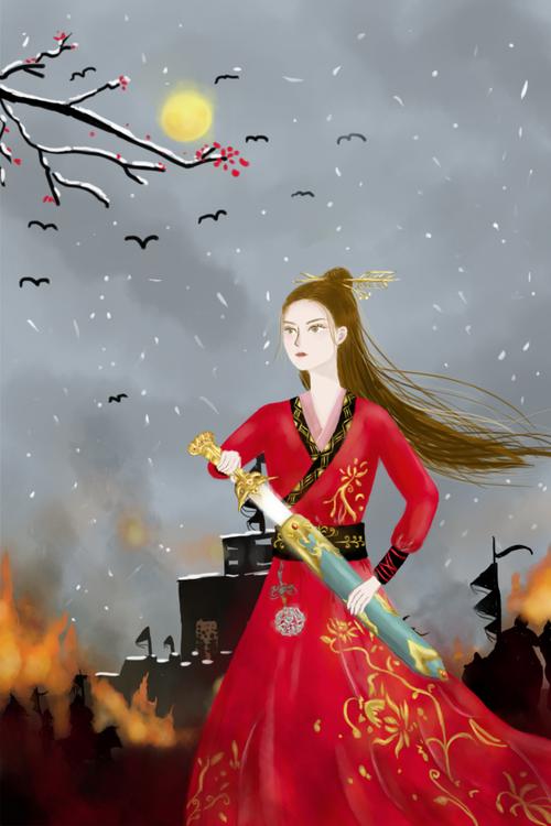 女侠|插画|商业插画|沃得妈呀 - 原创作品 - 站酷 (zcool)