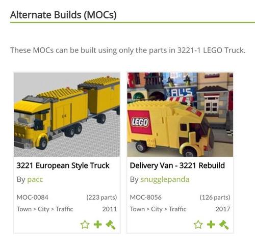 积木中的一种特殊货车,竟能追溯到半个世纪以前,玩一玩乐高3221