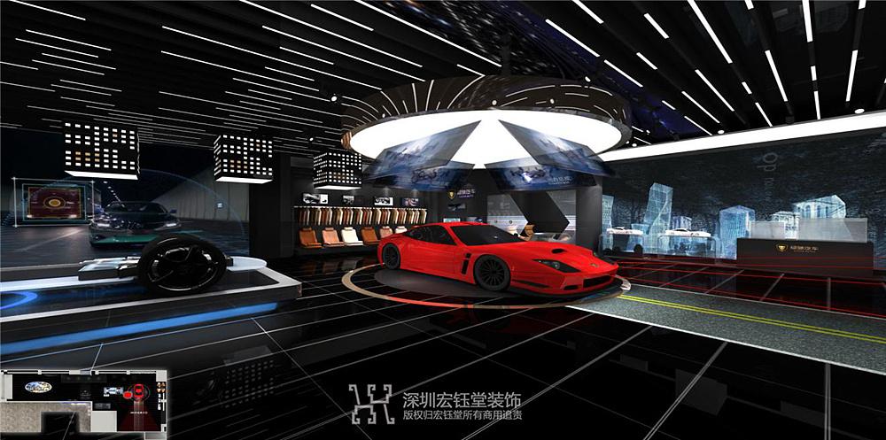 郑州绿驰汽车集团展厅装修设计方案