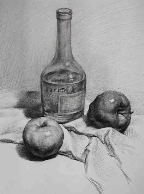 素描课堂素描静物要怎么样才能画好内含步骤图