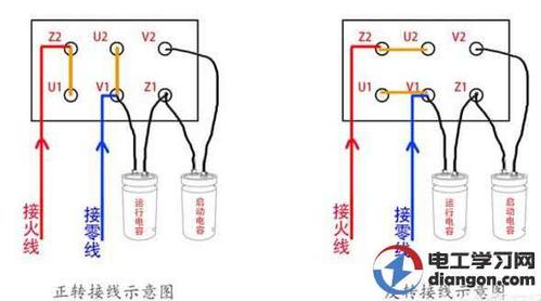 大功率单相电机接线方法图解