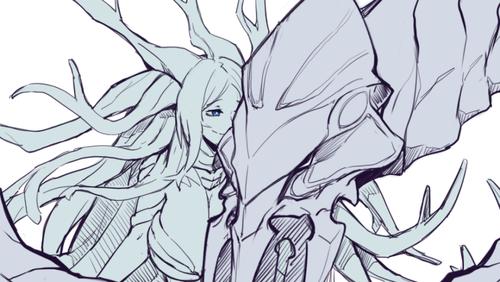 空洞骑士拟人:白色夫人,巨龙沃姆