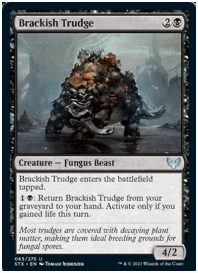 brackish trudge