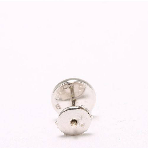 bvlgari(宝格丽) bvlgari系列18k白金黑玛瑙耳钉(单只)