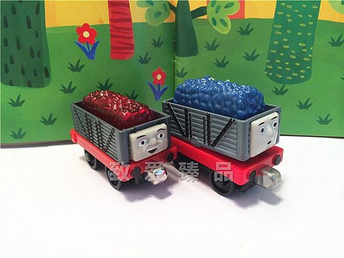绝版合金磁性托马斯thomas小火车头玩具捣蛋煤矿货车厢/车箱集合