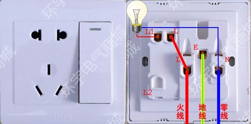 环宇开关插座怎样安装接线