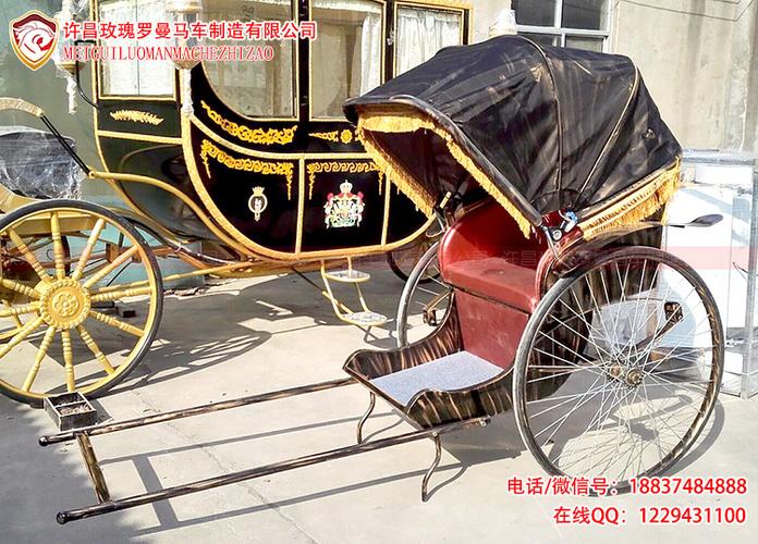 原型人力黄包车 可坐单人 复古大上海黄包车 旅游观光游览人力车