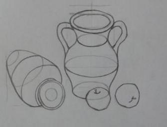 静物教学简笔画