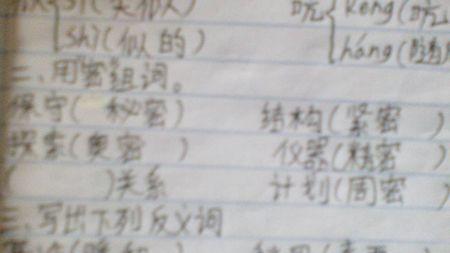 用密组词( )关系